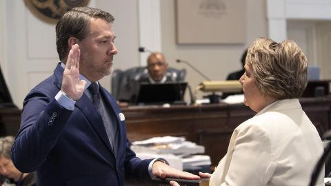 Michael Gunn testified Wednesday he never received a check personally delivered by Alex Murdaugh.