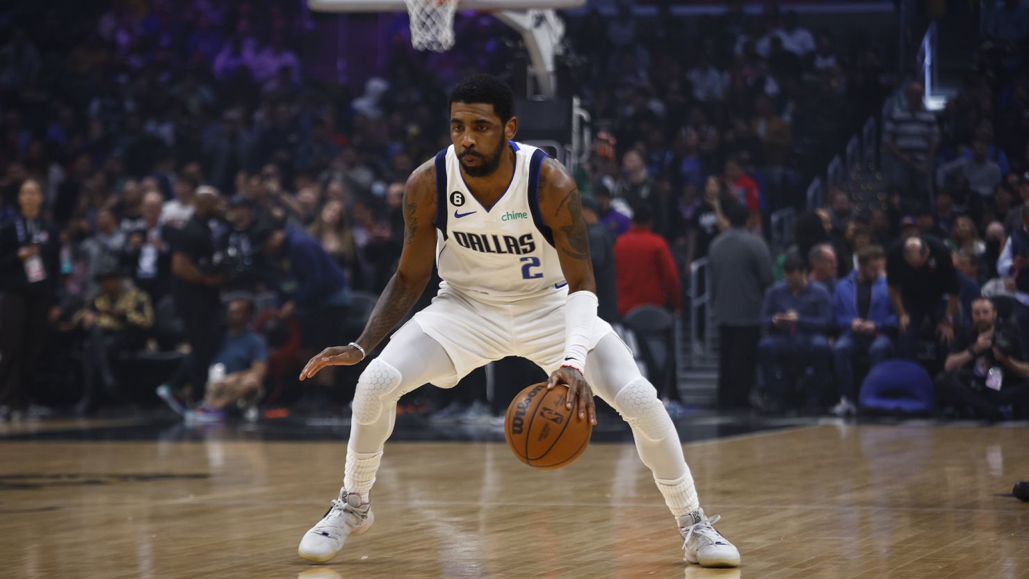 Kyrie Irving helped the Dallas Mavericks to victory over the Los Angeles Clippers in his first game for the franchise.