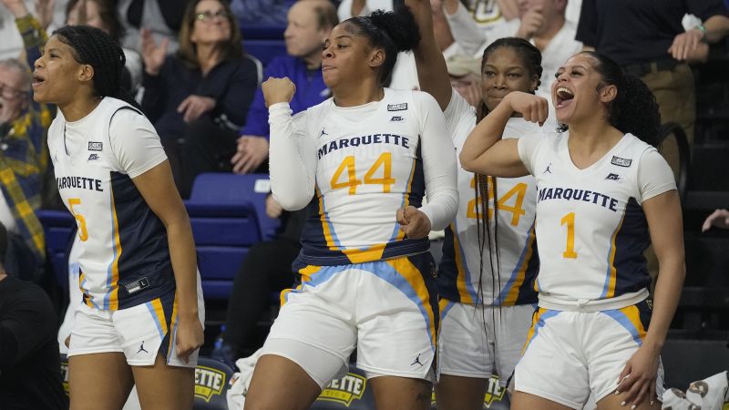 No. 4 UConn loses back-to-back games for the first time in 30 years as Marquette Golden Eagles soar | CNN