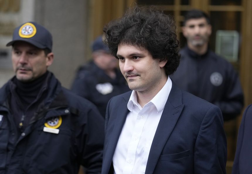 FTX founder Sam Bankman-Fried leaves Manhattan federal court, Tuesday, Jan. 3, 2023, in New York, after he pleaded not guilty to charges that he cheated investors and looted customer deposits on his cryptocurrency trading platform.