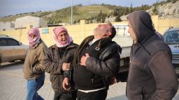Earthquake victims bodies returned from Turkey to Syria via Bab al Hawa crossing.