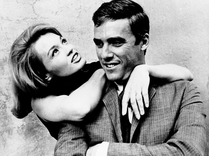 Bacharach and his second wife, actress Angie Dickinson, are seen during their honeymoon in Italy in 1965.