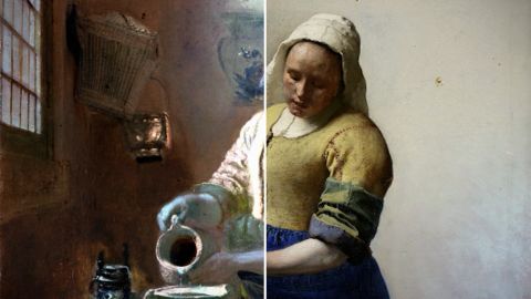 Vermeer Milkmaid DV Card