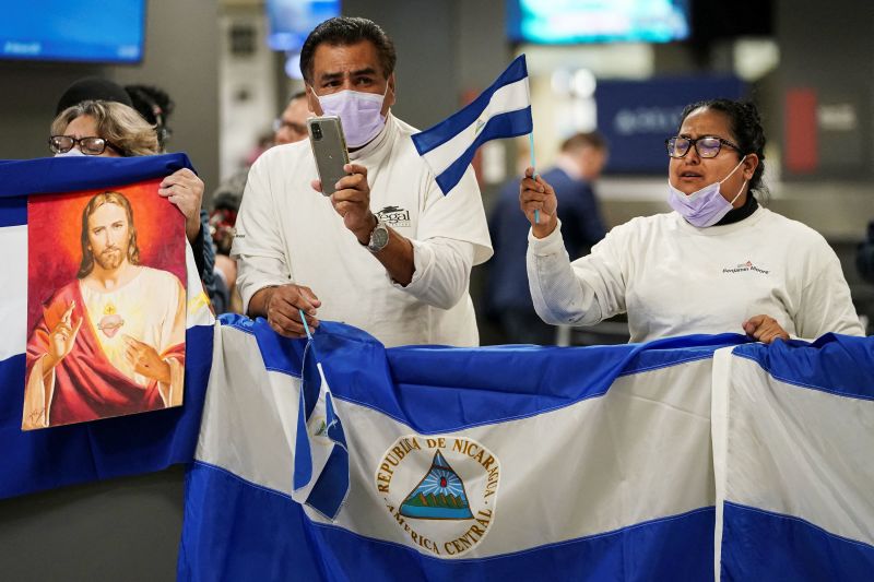 Nicaragua Releases Over 200 Political Prisoners And Sends Them To The   230209134618 02 Nicaragua Prisoner Release 