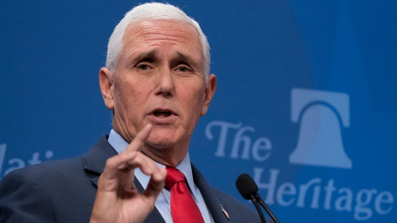 Pence to fight subpoena from special counsel investigating Trump in January 6 investigation | CNN Politics