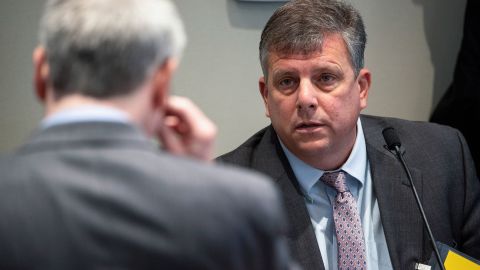 Witness Chris Wilson answers questions from prosecutor Creighton Waters during Alex Murdaugh's trial on Thursday, February 9.