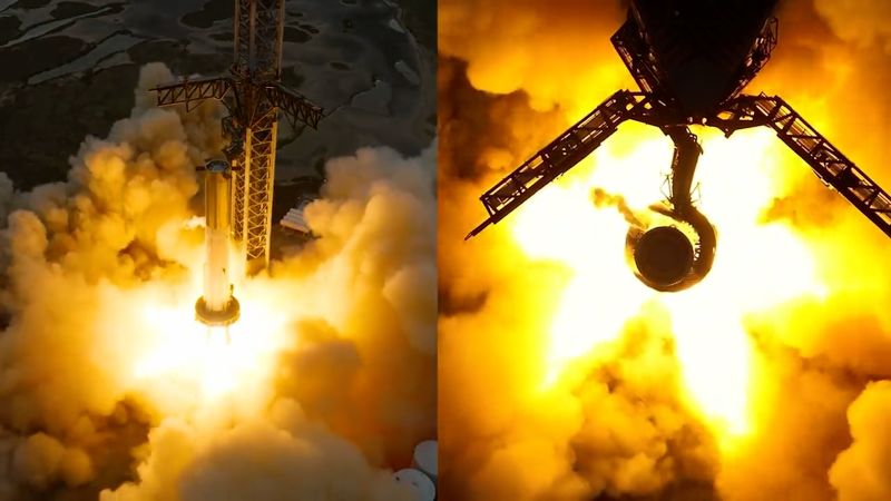 Watch SpaceX fire 31 engines on the most powerful rocket ever | CNN Business
