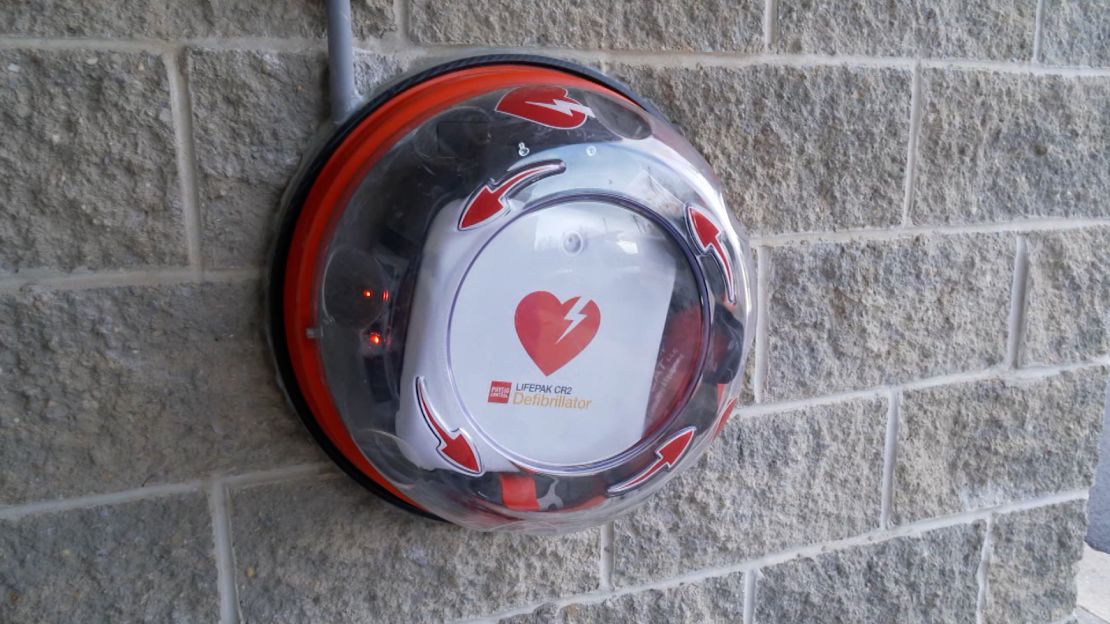 Many schools have AEDs on campus, but often, they're hard to find quickly.
