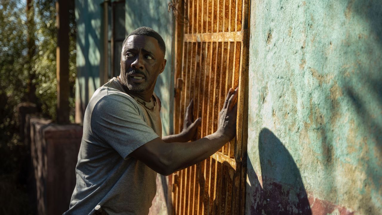Idris Elba as Dr. Nate Samuels in Beast, directed by Baltasar Kormákur.