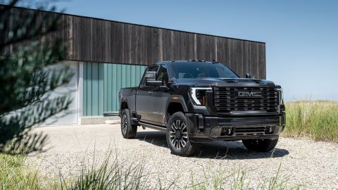 This year, GMC started offering its most luxurious trim level, Denal Ultimate, on its heavy duty trucks.