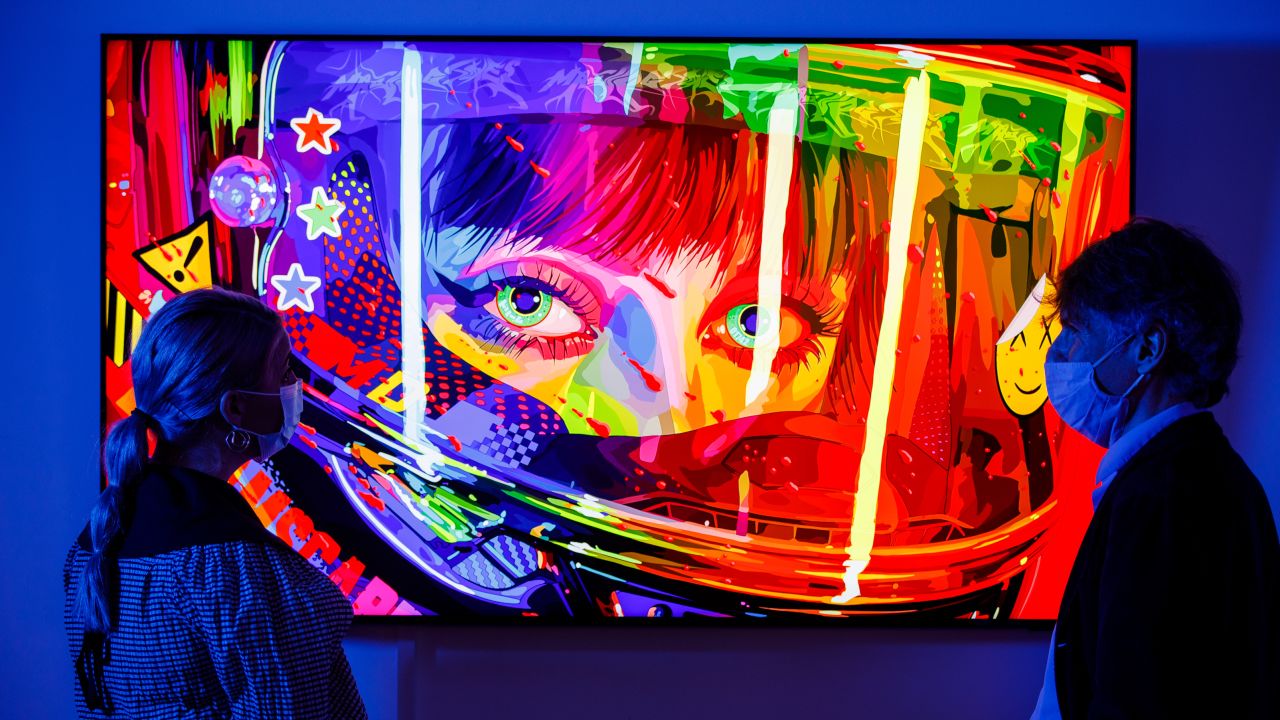 Mad Dog Jones' SHIFT// goes on view as part of 'Natively Digital: A Curated NFT Sale' at Sotheby's in June 2021. NFTs have been celebrated as the future of digital art.