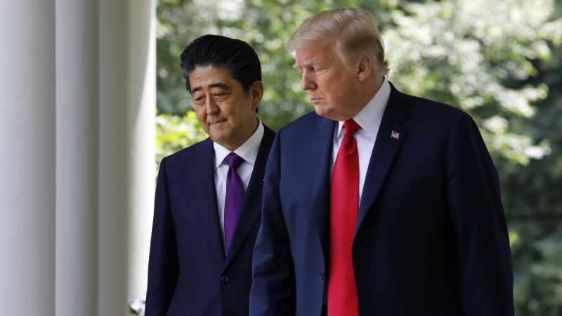 Shinzo Abe exposes Trump’s thought process ahead of US-North Korea summit in posthumous memoir | CNN Politics