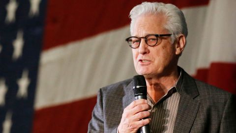 David Green, founder of Hobby Lobby, speaks at a  campaign rally for then- presidential candidate Sen. Marco Rubio on February 29, 2016, in Oklahoma City.