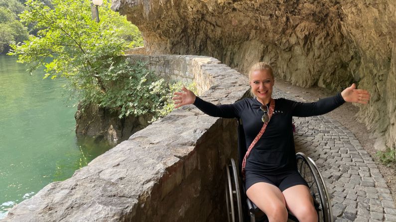 <strong>Breaking barriers: </strong>Renee Bruns, who is a full-time wheelchair user, has traveled to 117 of the 195 UN-recognized countries and territories on the globe.