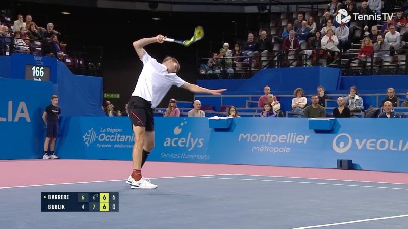 Alexander Bublik Tennis player smashes three racquets during loss CNN