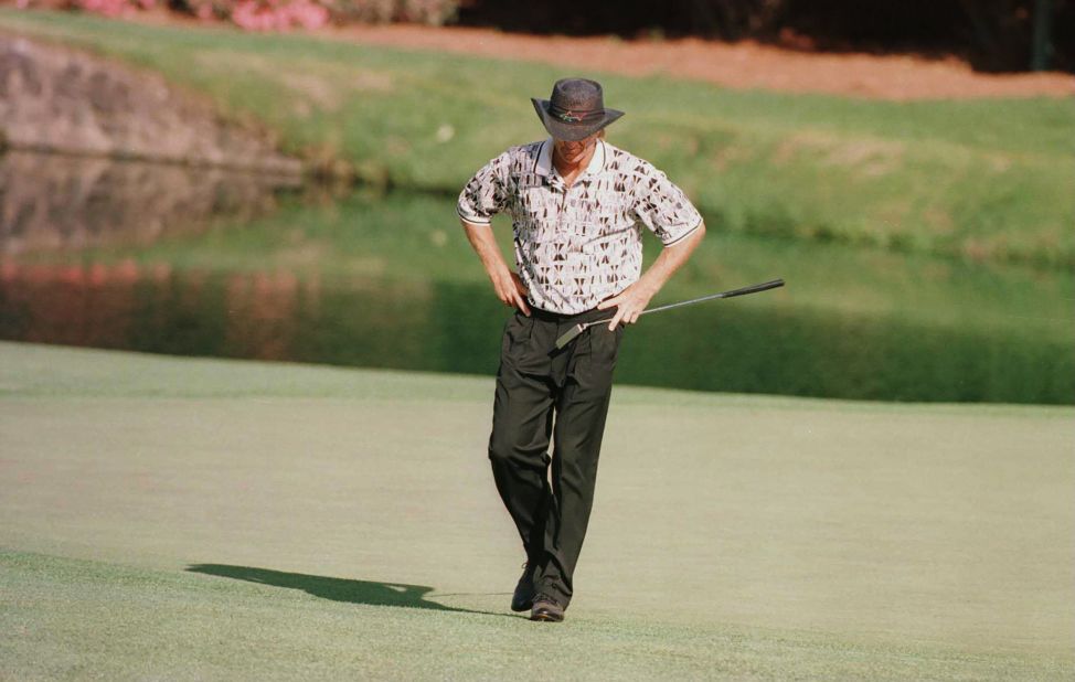 <strong>Greg Norman, The Masters (1996)</strong> Nicknamed 