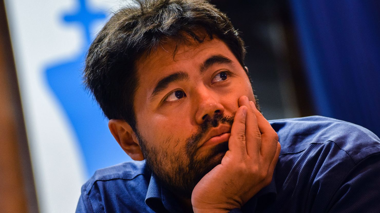 Hikaru Nakamura pictured at the Tata Steel Chess India tournament, in Kolkata, on December 01, 2022. 