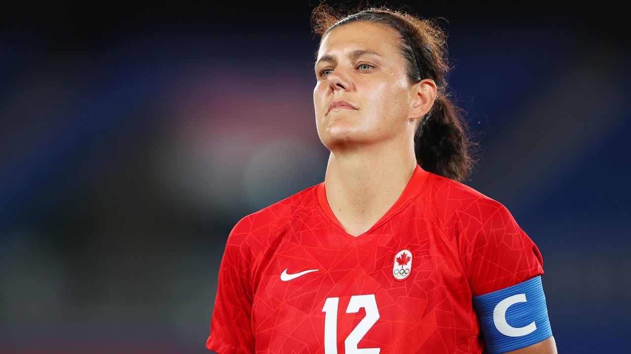 Christine Sinclair was part of the gold-medal winning team at the Tokyo Olympics.