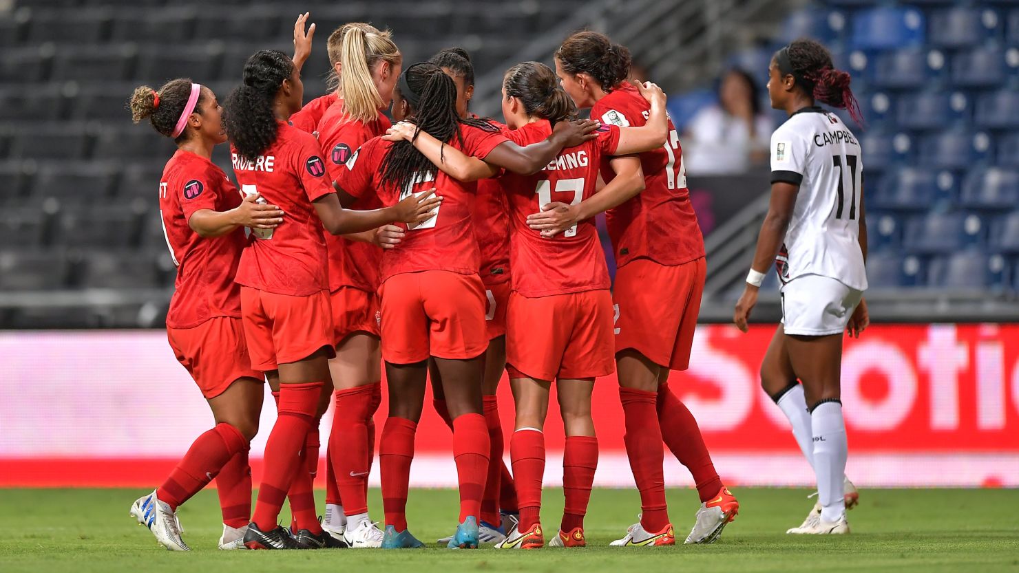 The team's strike action was canceled Sunday after Canada Soccer threatened the players with "legal action" which could have resulted in "millions of dollars of damage" for "an unlawful strike," according to the Canadian Soccer Players' Association.