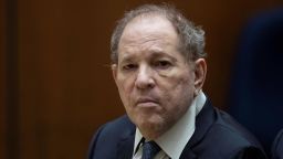 Former film producer Harvey Weinstein appears in court at the Clara Shortridge Foltz Criminal Justice Center in Los Angeles, California, on October 4, 2022. A sexual assault victim has filed a lawsuit against Weinstein on February 9, 2023.