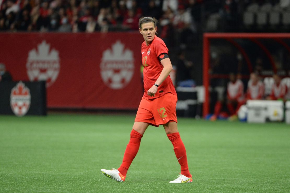 Captain Christine Sinclair was part of the gold medal winning team.