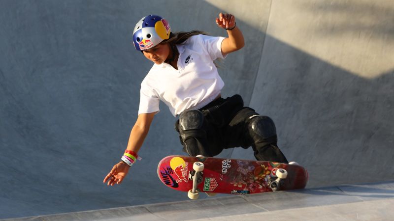 NextImg:British prodigy Sky Brown wins gold in park skateboarding at World Championships | CNN