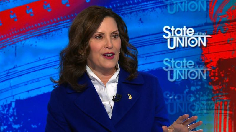Whitmer says being Michigan governor is ‘100% my focus’ amid presidential speculation | CNN Politics