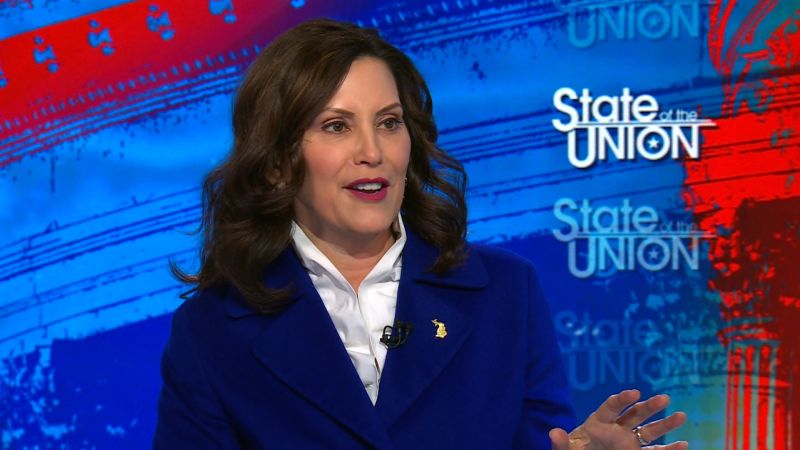 NextImg:Whitmer says being Michigan governor is '100% my focus' amid presidential speculation | CNN Politics