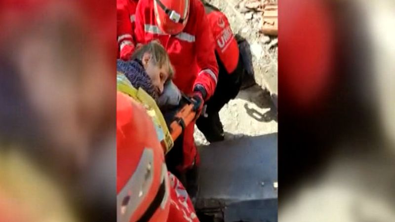 ‘Oh Aunty, how I love you’: Hear man’s response when elderly aunt is found after 152 hours under rubble | CNN