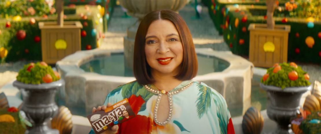 Maya Rudolph in an M&M's commercial during Super Bowl LVII.