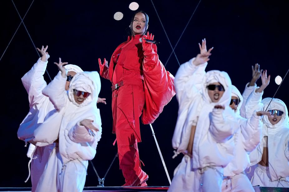 Rihanna dazzles the stage during her Oscars 2023 performance - Masala