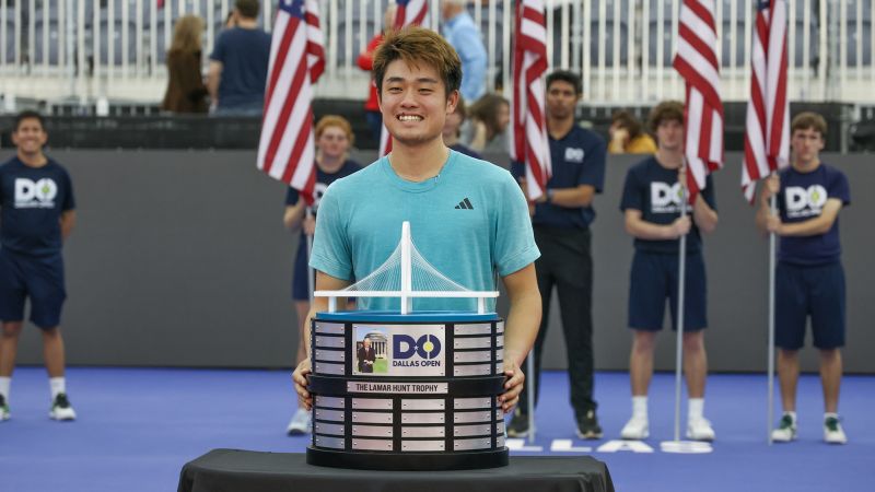 Wu Yibing makes tennis history by becoming the first Chinese player to win an ATP title | CNN
