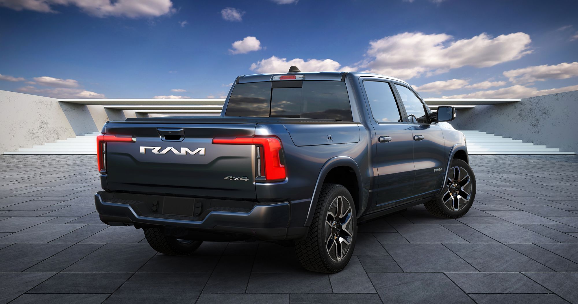 The hybrid Ramcharger pickup is good for anyone scared of going EV