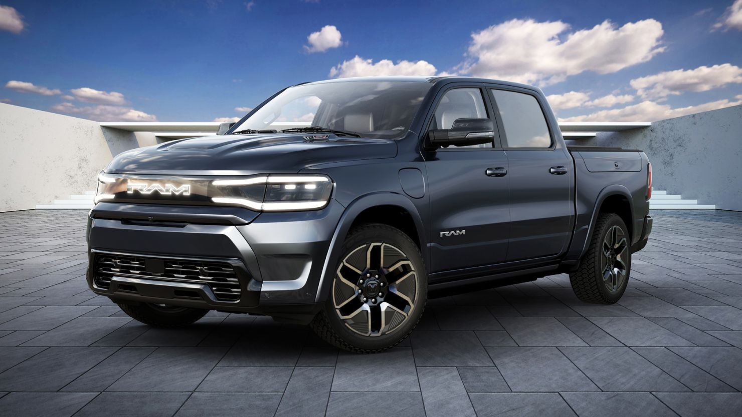 Ram reveals its electric truck during Super Bowl and it looks nothing like  the concept
