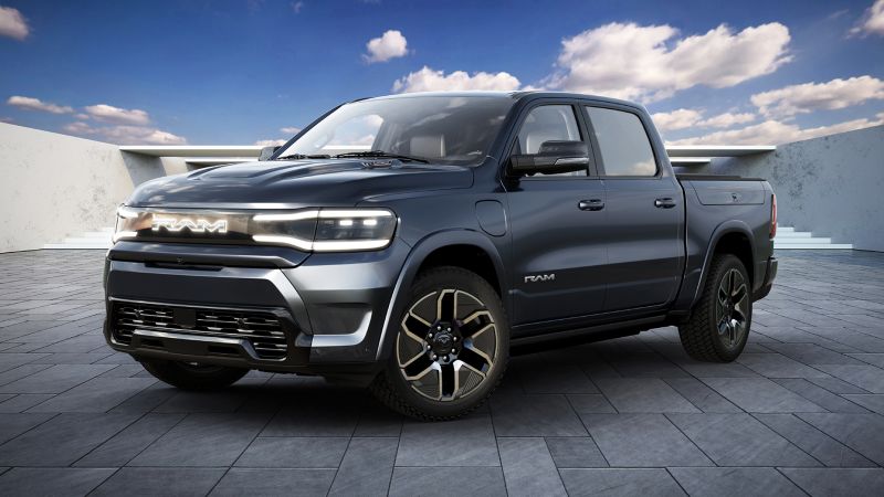 Ram electric pickup truck can go 500 miles on a charge, says Stellantis | CNN Business