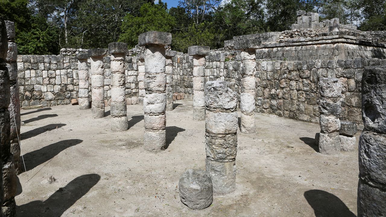 A general view of "Casa de La Luna" during a media tour to Chichen Viejo at the archaeological site of Chichen Itza, in Piste, Mexico February 10, 2023. 