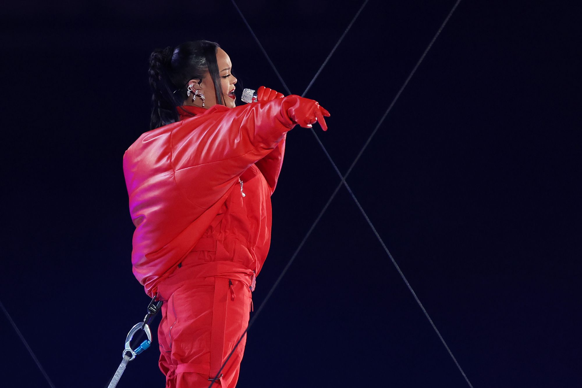 Rihanna's Super Bowl stunt: How was she safe up in the air?