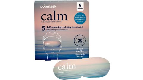 underscored Popmask Calm Self Heated Eye Mask, 5-Pack