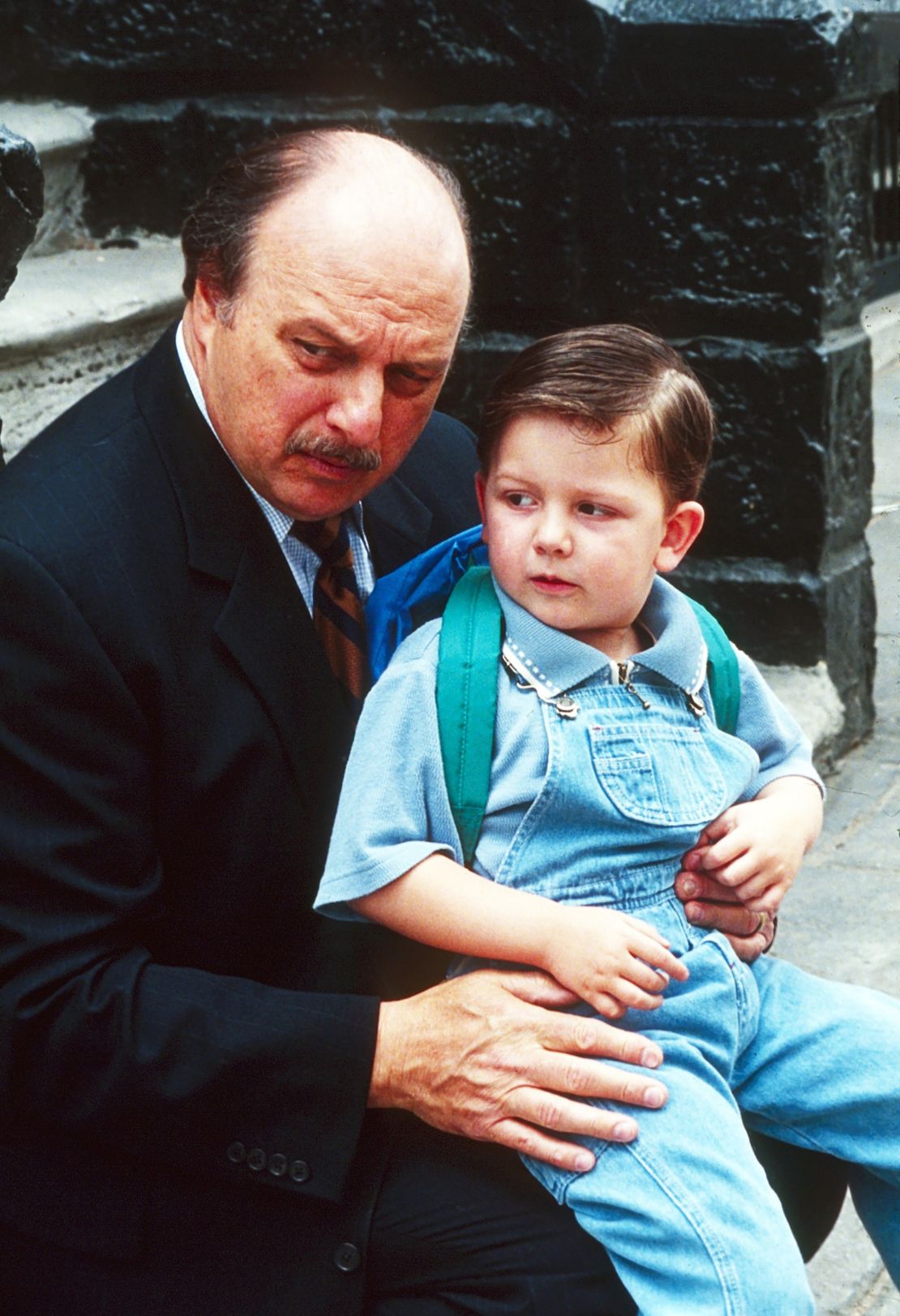(From left) Dennis Franz and Austin Majors in 'NYPD Blue.'