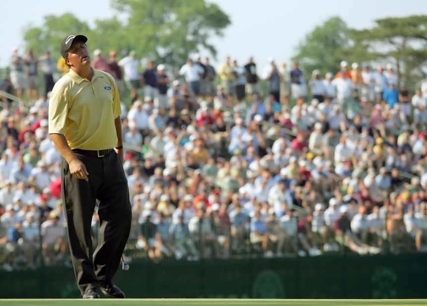<strong>Phil Mickelson, US Open (2006) </strong>The US Open remains the only major Mickelson is yet to win, though not for the want of trying. A record-six-time runner-up at the tournament, 