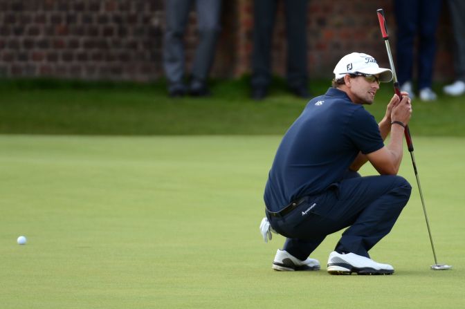 <strong>Adam Scott, British Open (2012) </strong>When Ernie Els returned to the Royal Lytham and St. Annes clubhouse on the final day of the 2012 British Open, it looked highly unlikely the South African would be back out to lift his second Claret Jug. Yet one Scott <a href="index.php?page=&url=https%3A%2F%2Fwww.cnn.com%2F2012%2F07%2F22%2Fsport%2Fgolf%2Fgolf-british-open-els-scott%2Findex.html" target="_blank">capitulation</a> later, "The Big Easy" was doing exactly that, as the long-time Australian leader closed with four straight bogeys to squander a four-shot lead and lose by a single stroke.