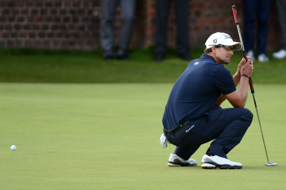 <strong>Adam Scott, British Open (2012) </strong>When Ernie Els returned to the Royal Lytham and St. Annes clubhouse on the final day of the 2012 British Open, it looked highly unlikely the South African would be back out to lift his second Claret Jug. Yet one Scott <a href="https://www.cnn.com/2012/07/22/sport/golf/golf-british-open-els-scott/index.html" target="_blank">capitulation</a> later, "The Big Easy" was doing exactly that, as the long-time Australian leader closed with four straight bogeys to squander a four-shot lead and lose by a single stroke.