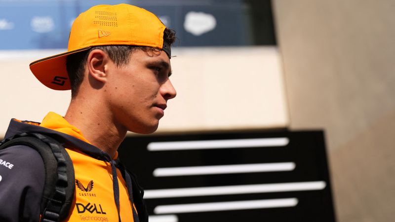 NextImg:McLaren driver Lando Norris expects Formula One's governing body to U-turn on 'political statements' ban | CNN