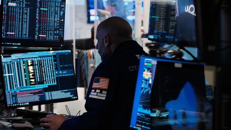 NextImg:Stocks slide as investors worry about more rate hikes | CNN Business