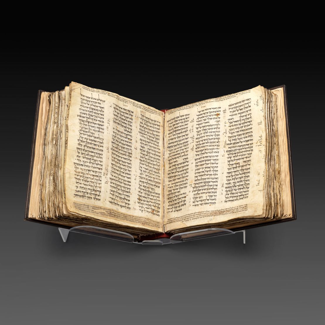 The ancient bible will be on show in London, Jerusalem and the US, before going up for sale.
