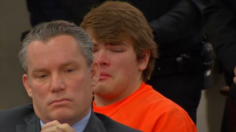 Peyton Gendron cried during court testimony on Wednesday, February 15.