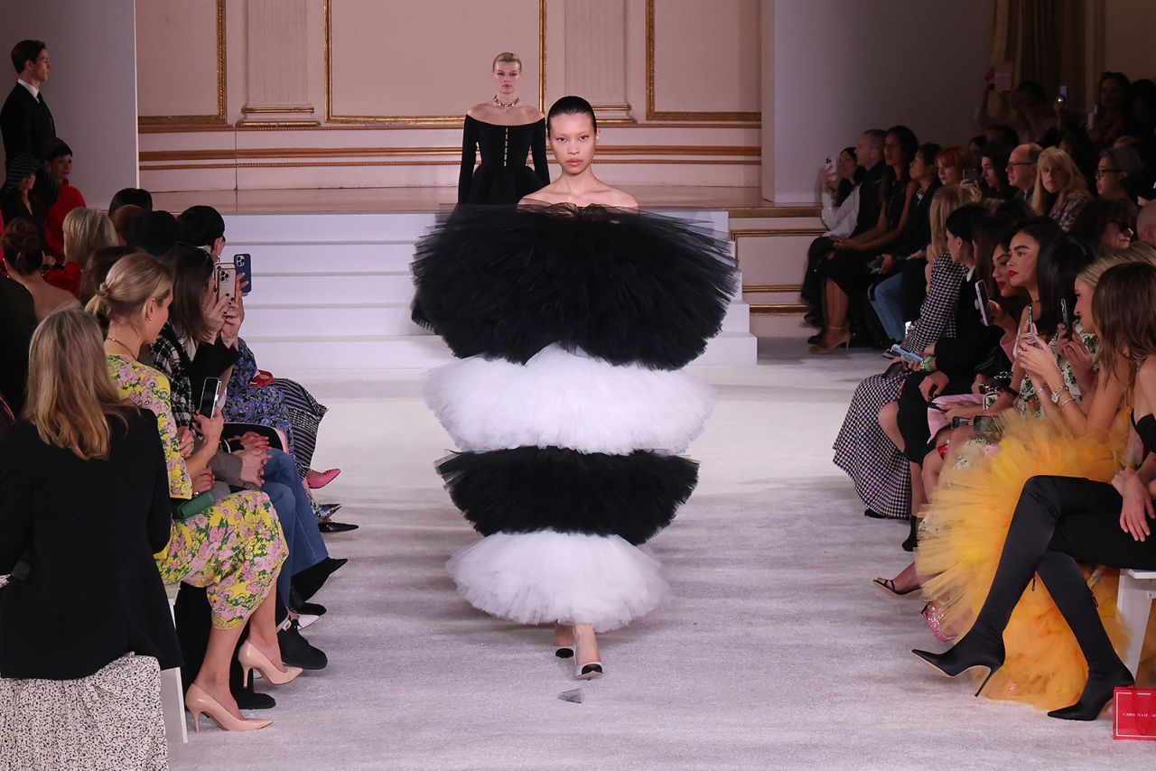 Wes Gordon returned to The Plaza this season for his latest collection for Carolina Herrera.