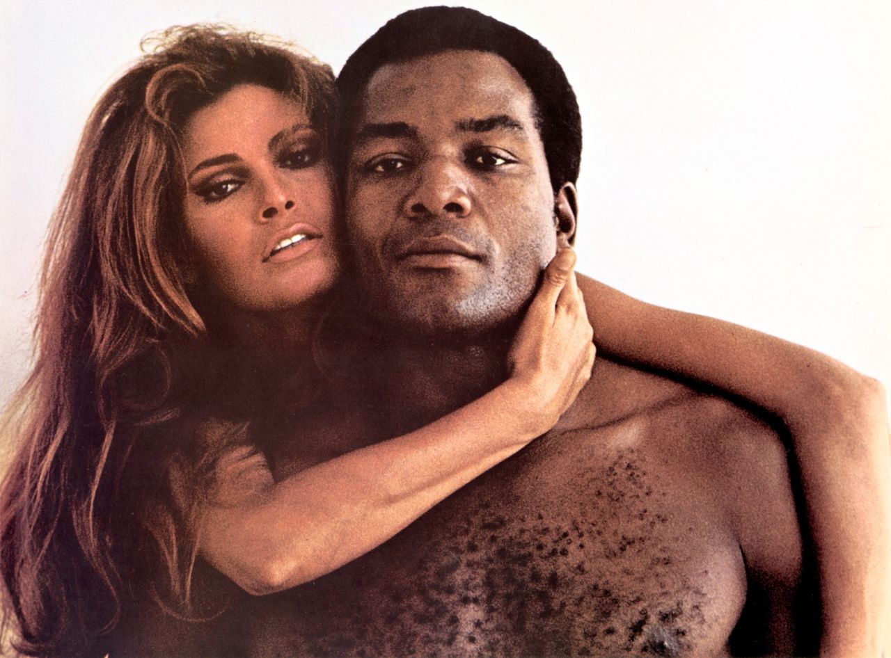 Welch starred with former football star Jim Brown in the Western drama "100 Rifles" in 1969.
