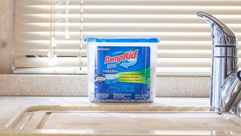 Underlined Amazon DampRid Sink