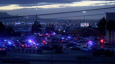 Police activity at the Cielo Vista Mall in El Paso, Texas, on February 15.